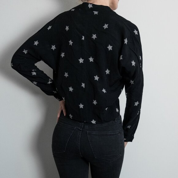 Rails Sloane Crop Top Button Up - Picture 2 of 5